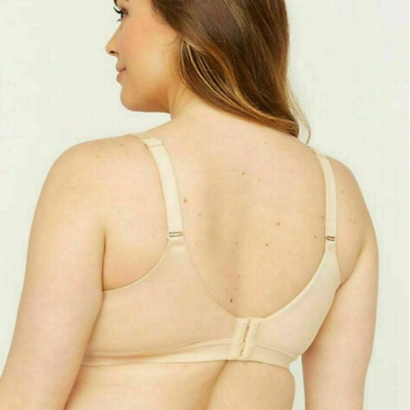 Catherines Intimates Bra Size 52DDD Beige Full Coverage Smooth